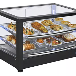 Self-service heated display showcase - 2 grids