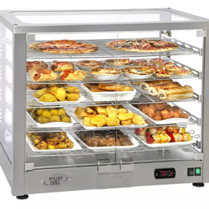 Ventilated heated display showcase - 3 grids